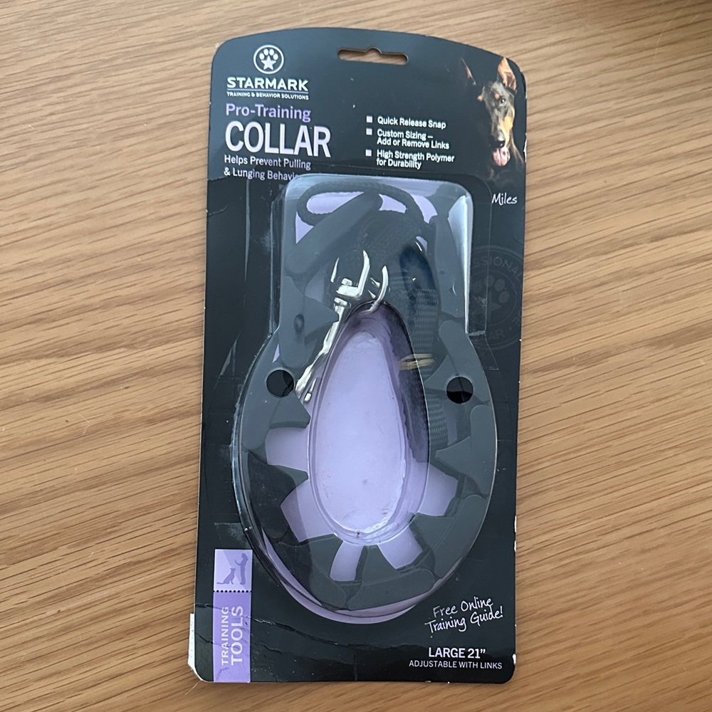 Starmark Pro-Training Collar - Purple and Black